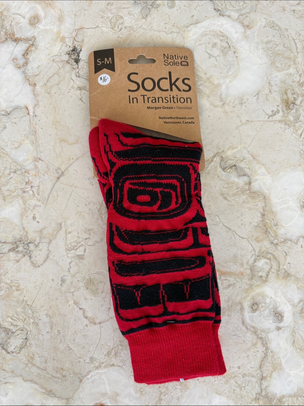 Native Northwest “Socks In Transition” by Morgan Green – Tsimshian – S/M – NEW